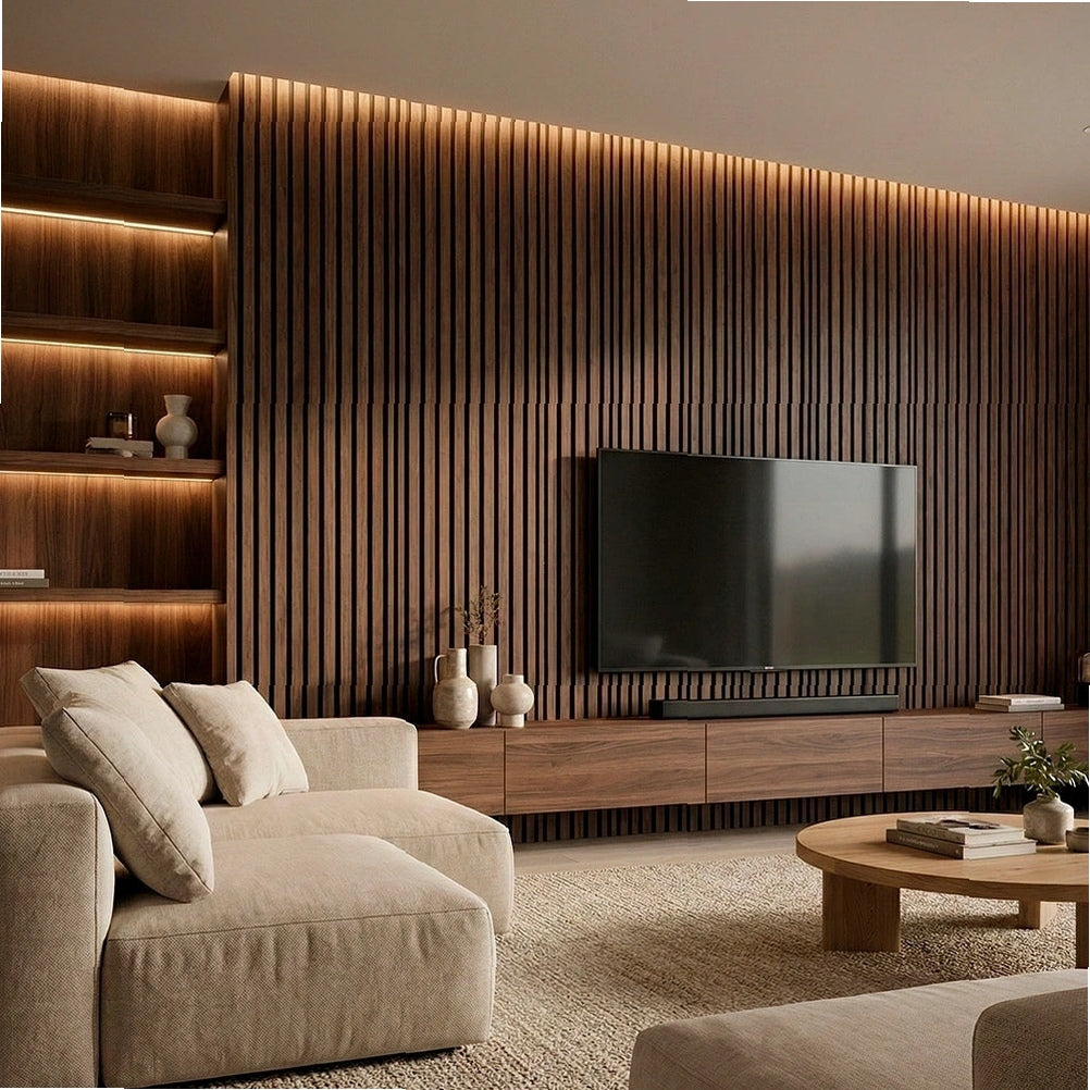 Panneau Acoustique Mural en Bois