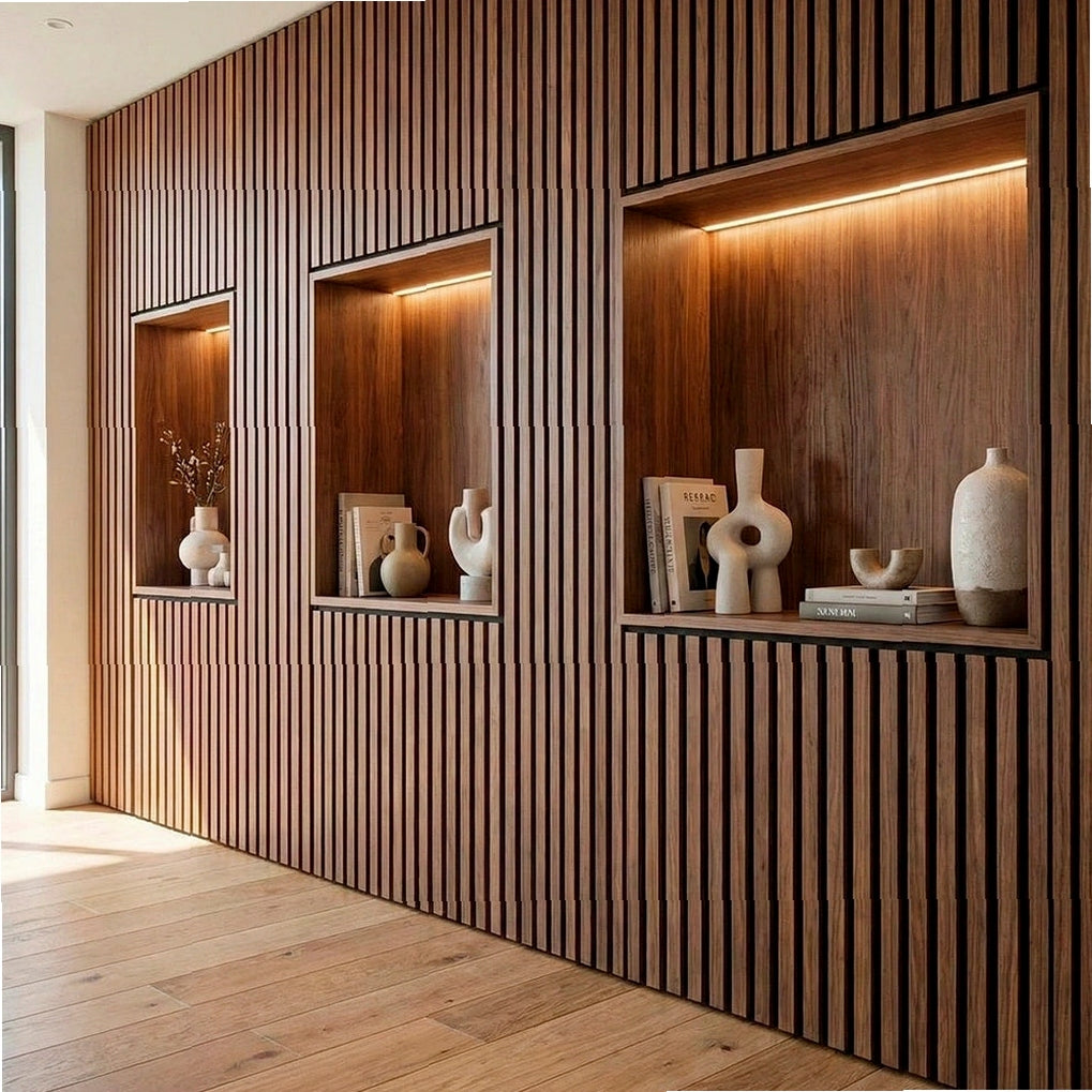 Panneau Acoustique Mural en Bois